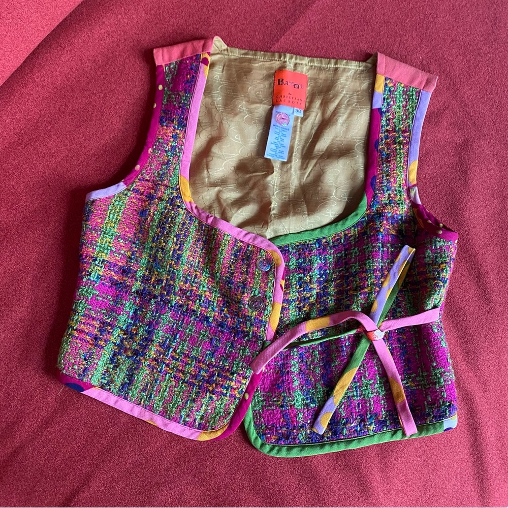 Christian Lacroix Tweed Vest